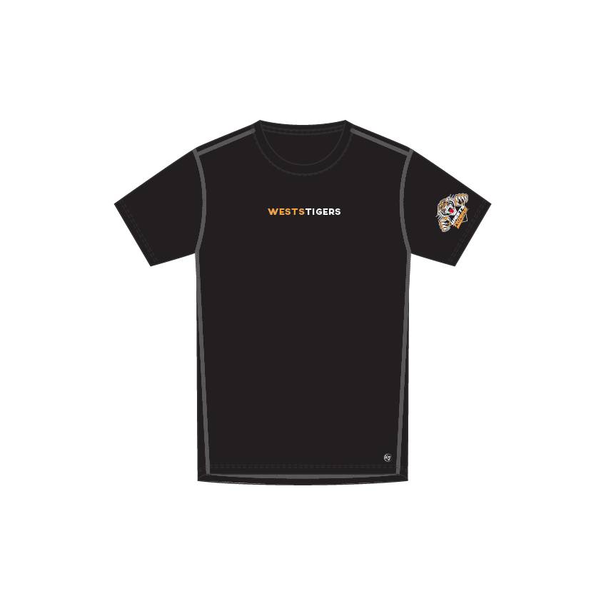 Wests Tigers '47 Forward Microlite SS Tee0