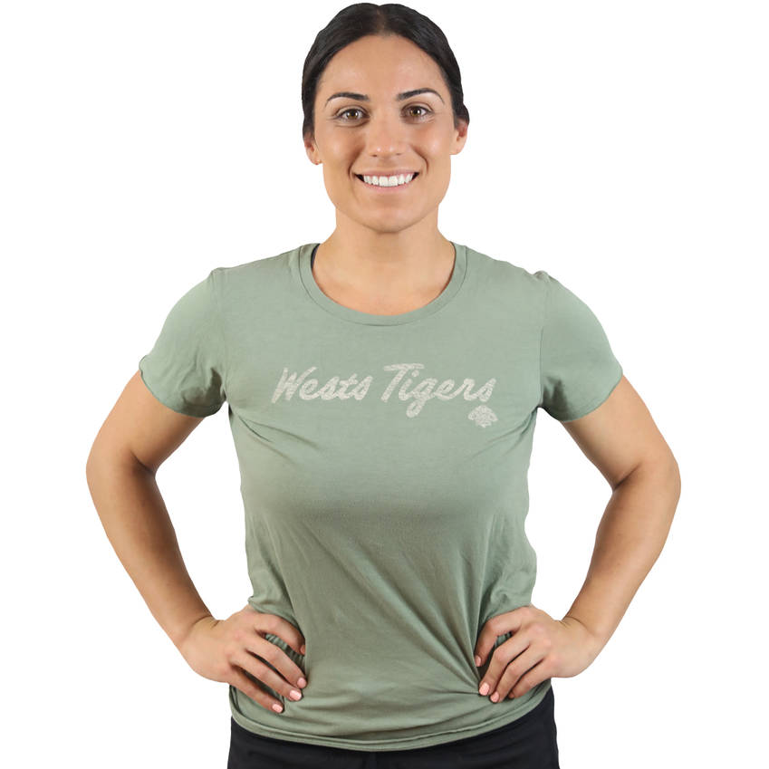 Wests Tigers Fader Word Tee0