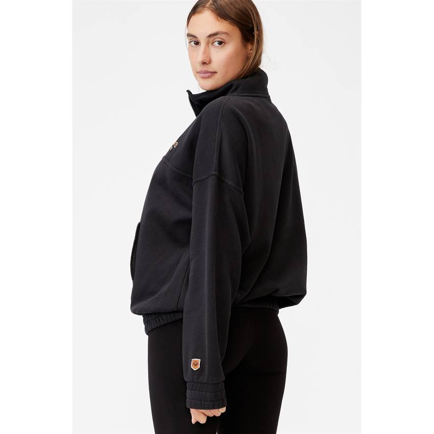 Wests Tigers Womens Fleece 1/4 Zip Jumper2