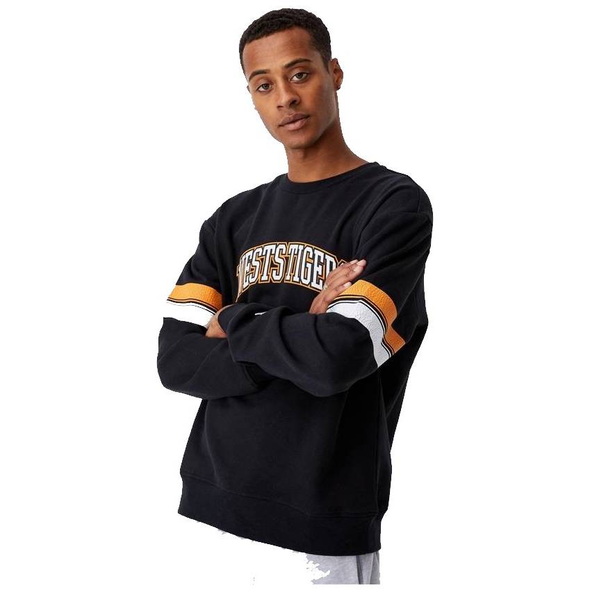 Wests Tigers Mens Colour Block Crew0