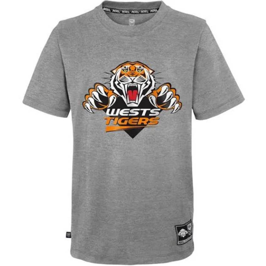 Wests Tigers Mens Logo SS Tee0