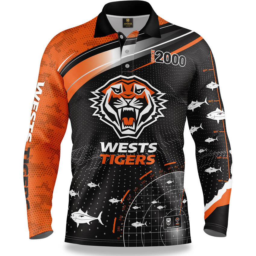 Wests Tigers Fishing Shirt3