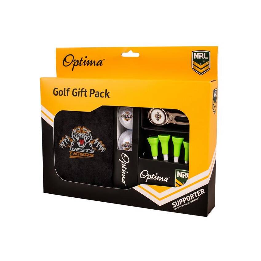 Wests Tigers Golf Gift Pack0