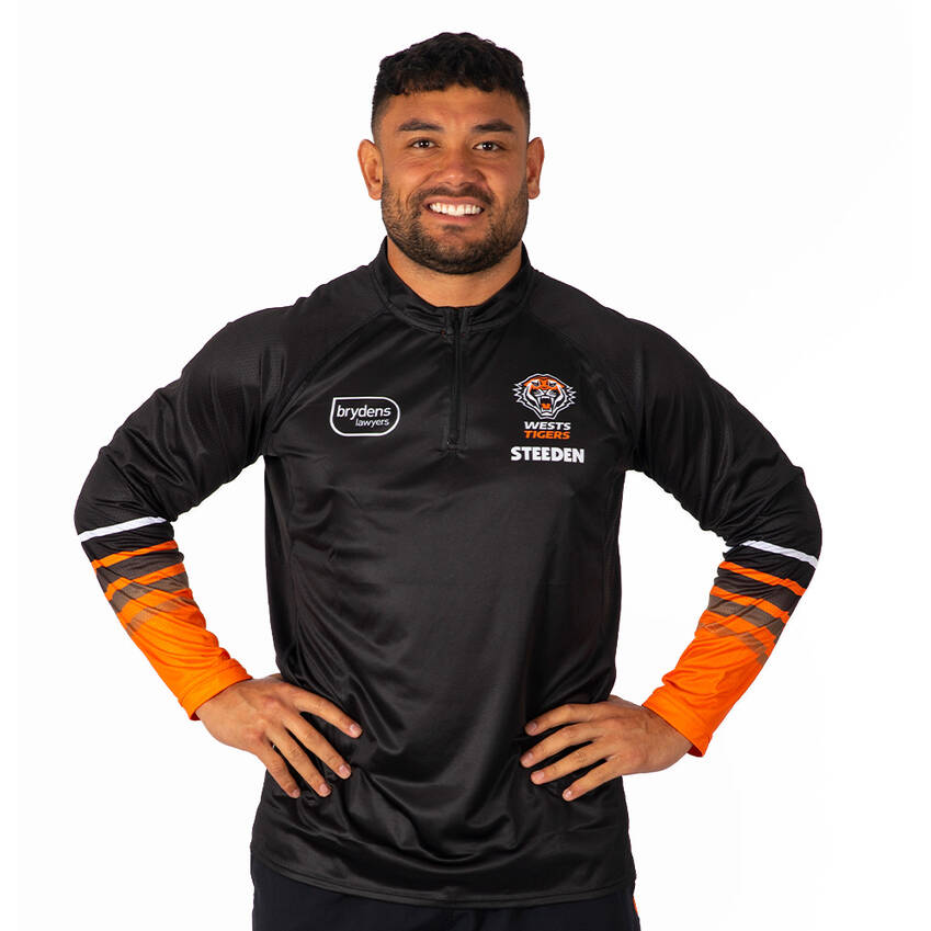 Wests Tigers 2022 Mens Long Sleeve Training Top0