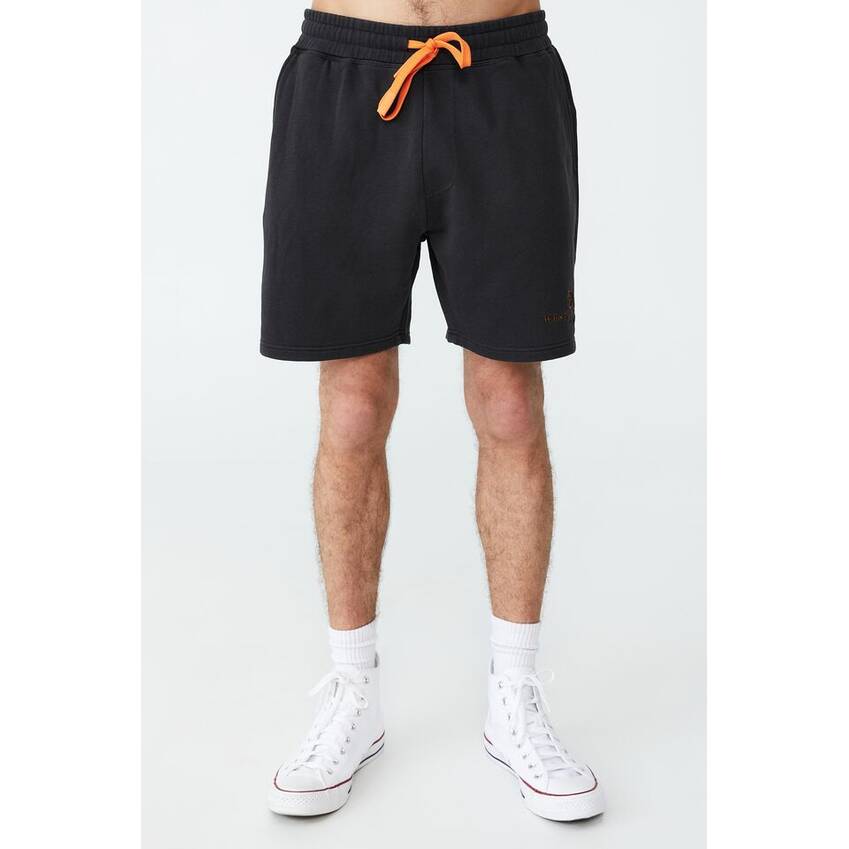 Wests Tigers Mens Embroidered Fleece Shorts2