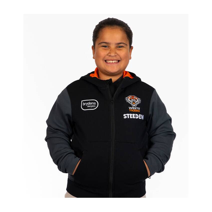 Wests Tigers 2022 Kids Mid Layer Jacket0