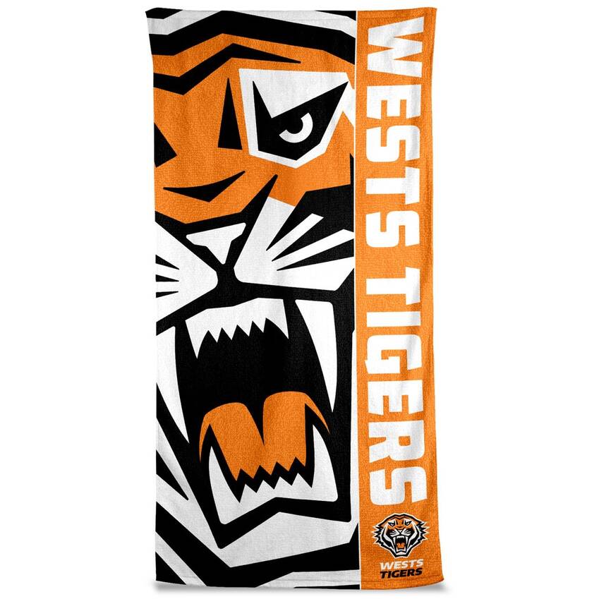 Wests Tigers Beach Towel0