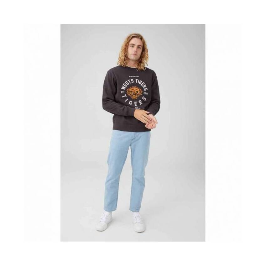 Wests Tigers Mens Team Print Crew Sweat2