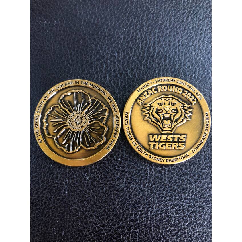 Wests Tigers Coin Toss for ANZAC Round0