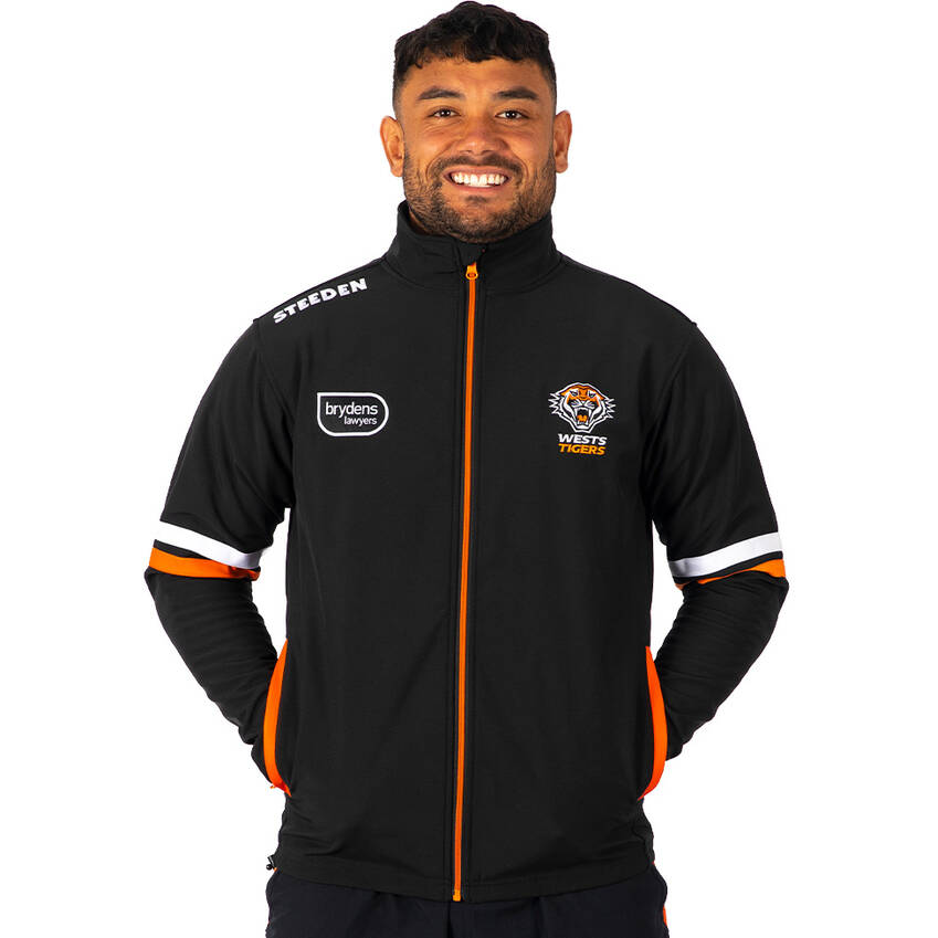 Wests Tigers 2022 Mens Soft Shell Spray Jacket0