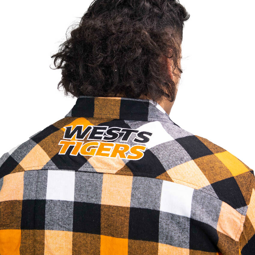 Wests Tigers Lumberjack Flannel Shirt2