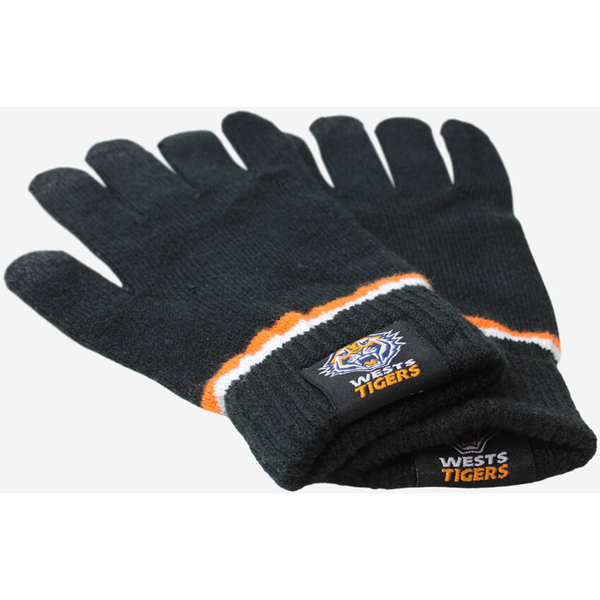 Wests Tigers Touchscreen Gloves1