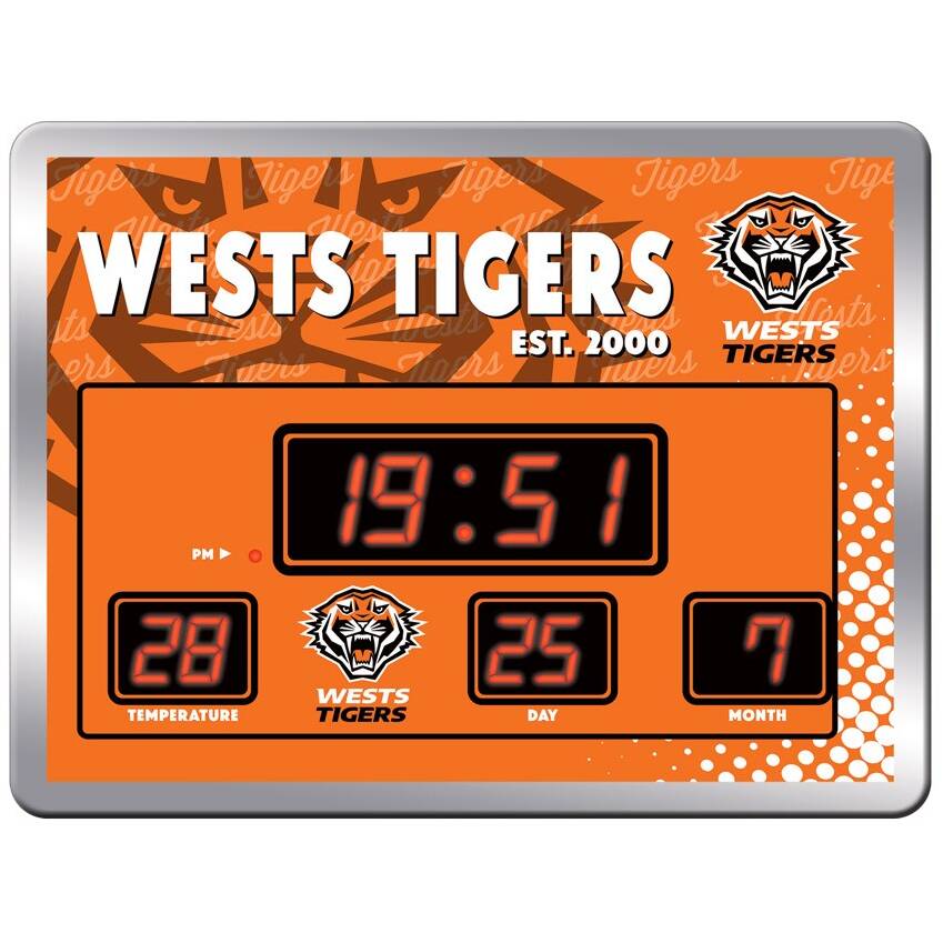 Wests Tigers Scoreboard Clock0