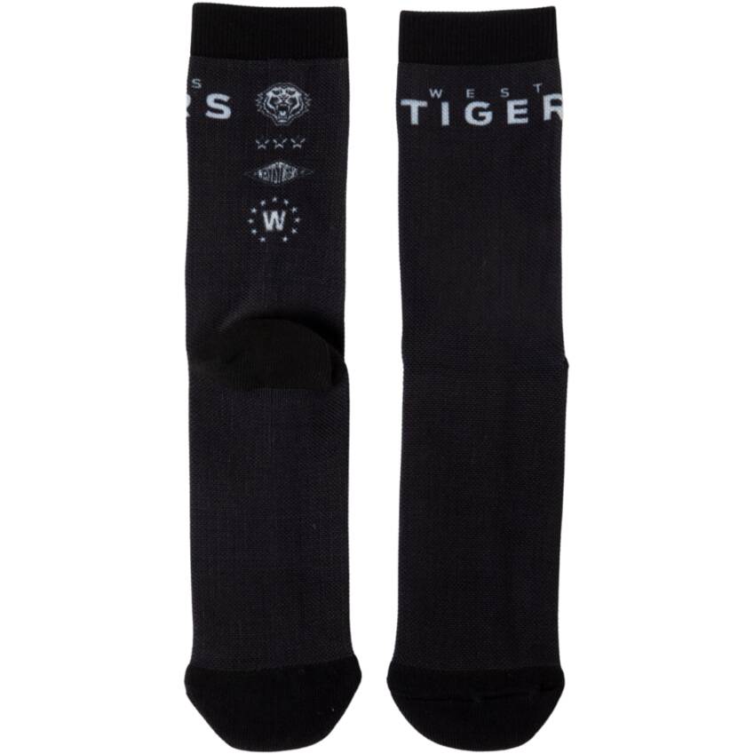 Wests Tigers Black Icon Socks 2PK0
