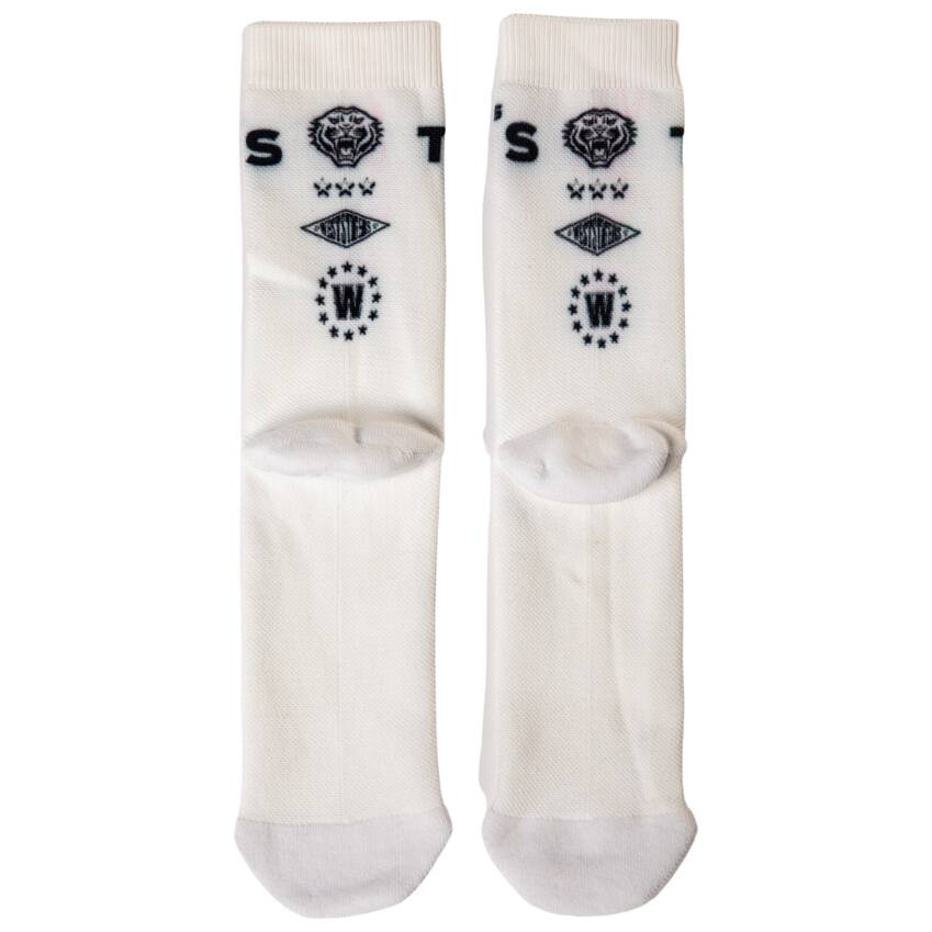 Wests Tigers White Icon Socks 2PK0