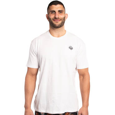 Wests Tigers Mens Embroidered Tee - White