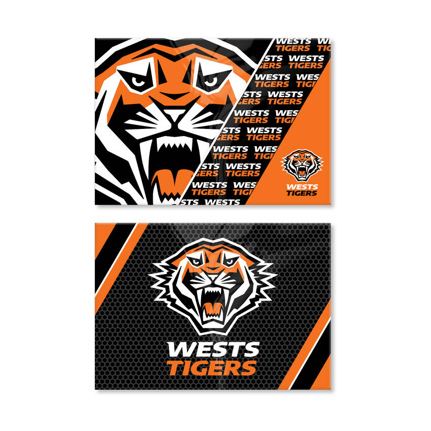 Wests Tigers Set of 2 Magnets0