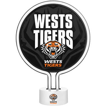 Wests Tigers Neon Light