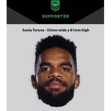 Wests Tigers Player Sticker Sunia Turuva
