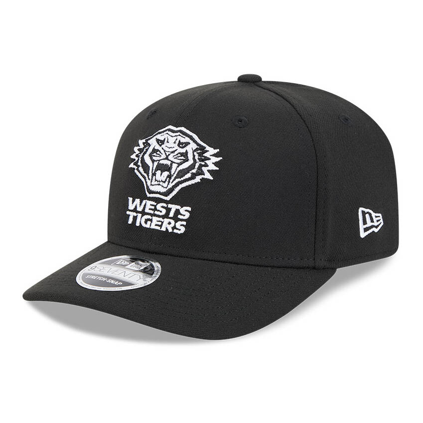 Wests Tigers 9SEVENTY New Era Black/White Cap0