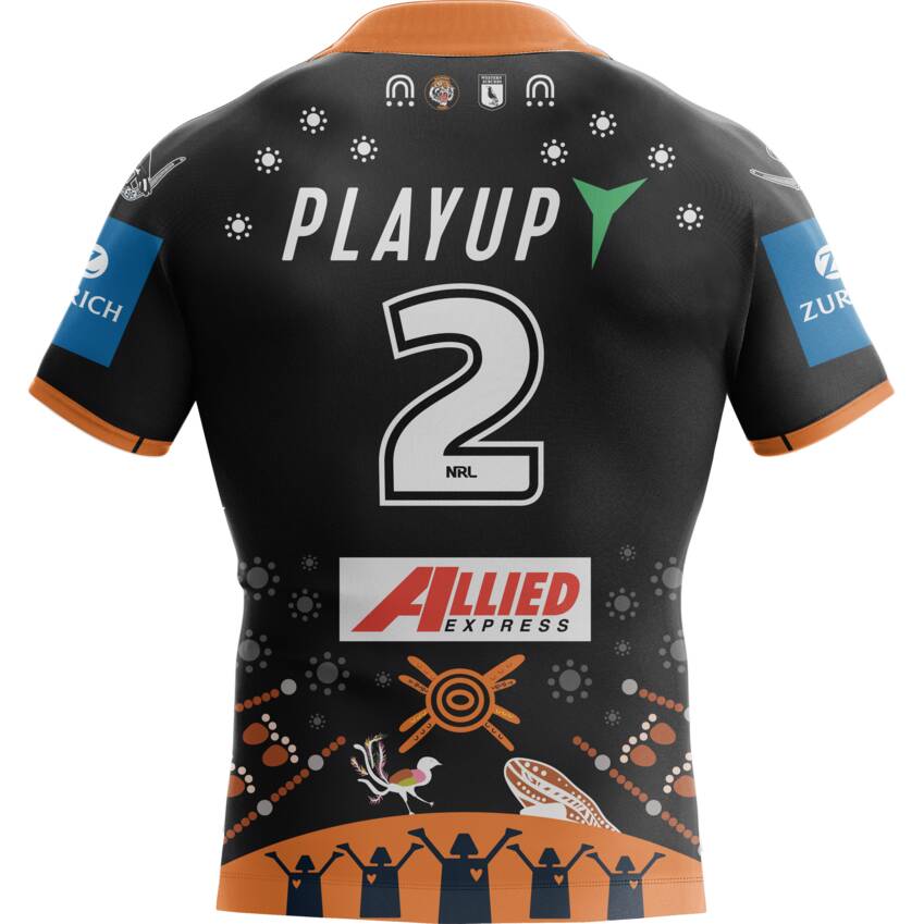 Wests Tigers 2025 Indigenous Jersey #2 Sunia Turuva0