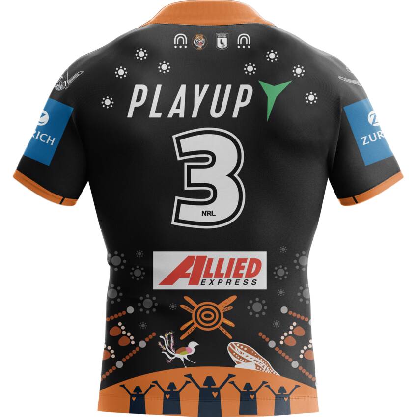 Wests Tigers 2025 Indigenous Jersey #3 Taylan May0