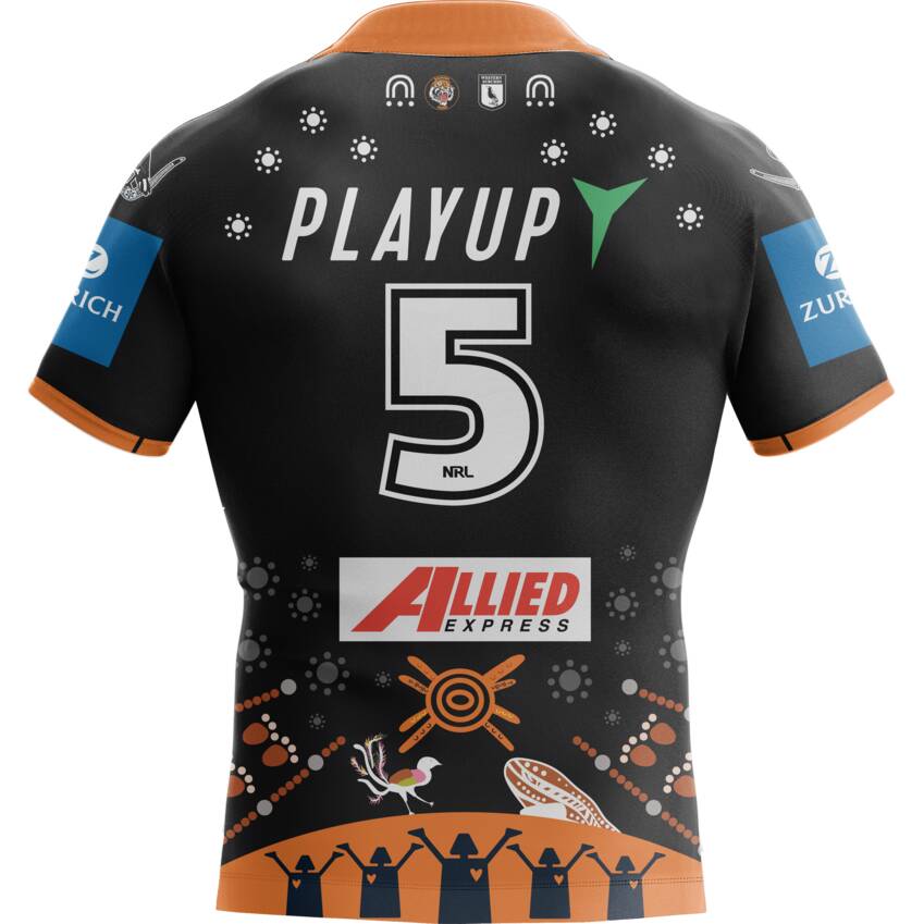 Wests Tigers 2025 Indigenous Jersey #5 Jeral Skelton0