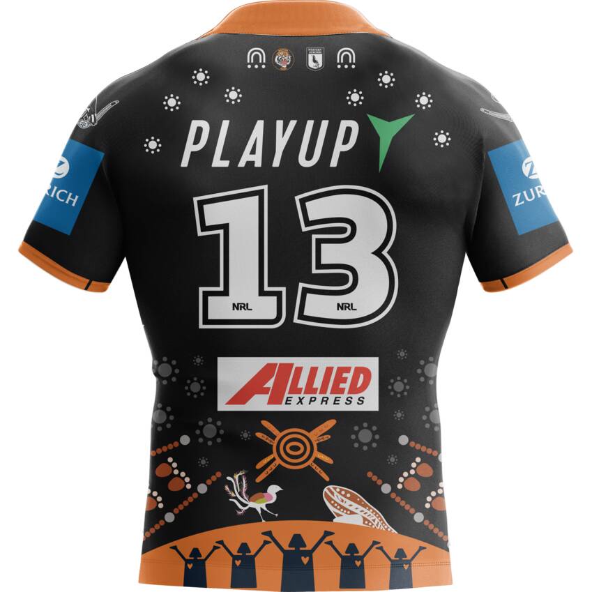 Wests Tigers 2025 Indigenous Jersey #13 Alex Twal0